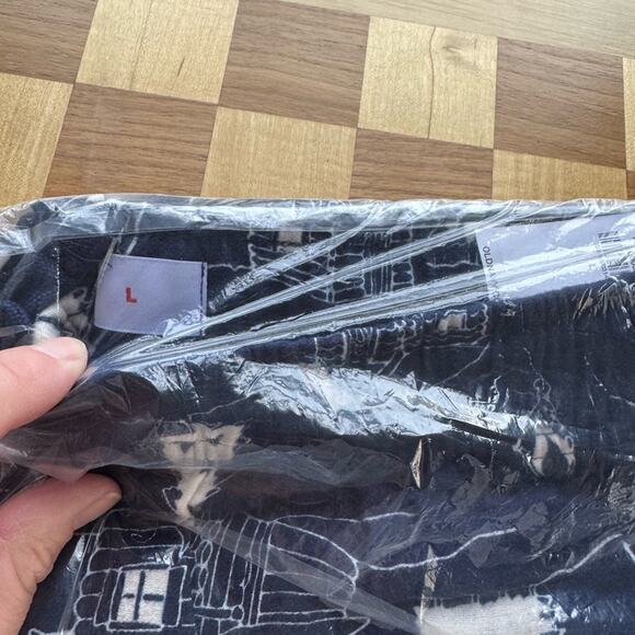 NWT Old Navy Winter Holiday Ski Flannel Jogger Pajama Pants L Skier Snowboard - Picture 5 of 5